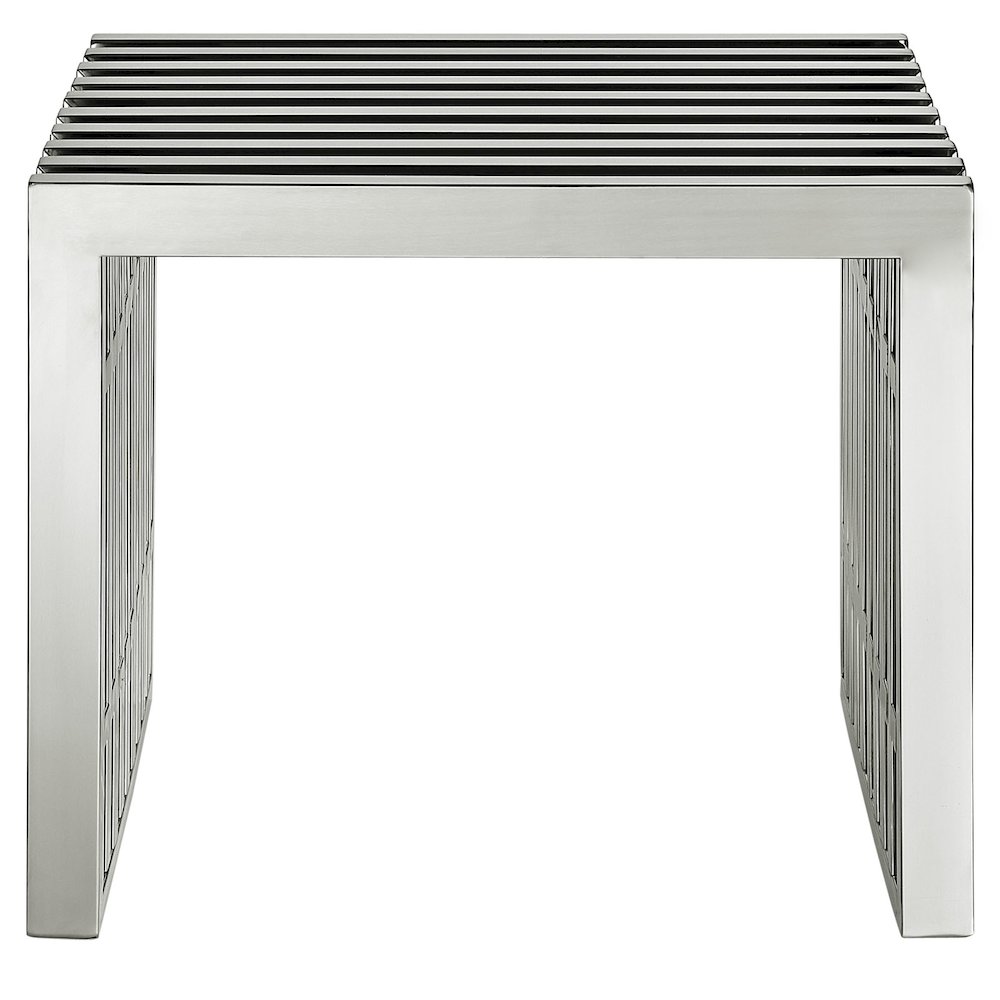 Gridiron Small Stainless Steel Bench. Picture 2