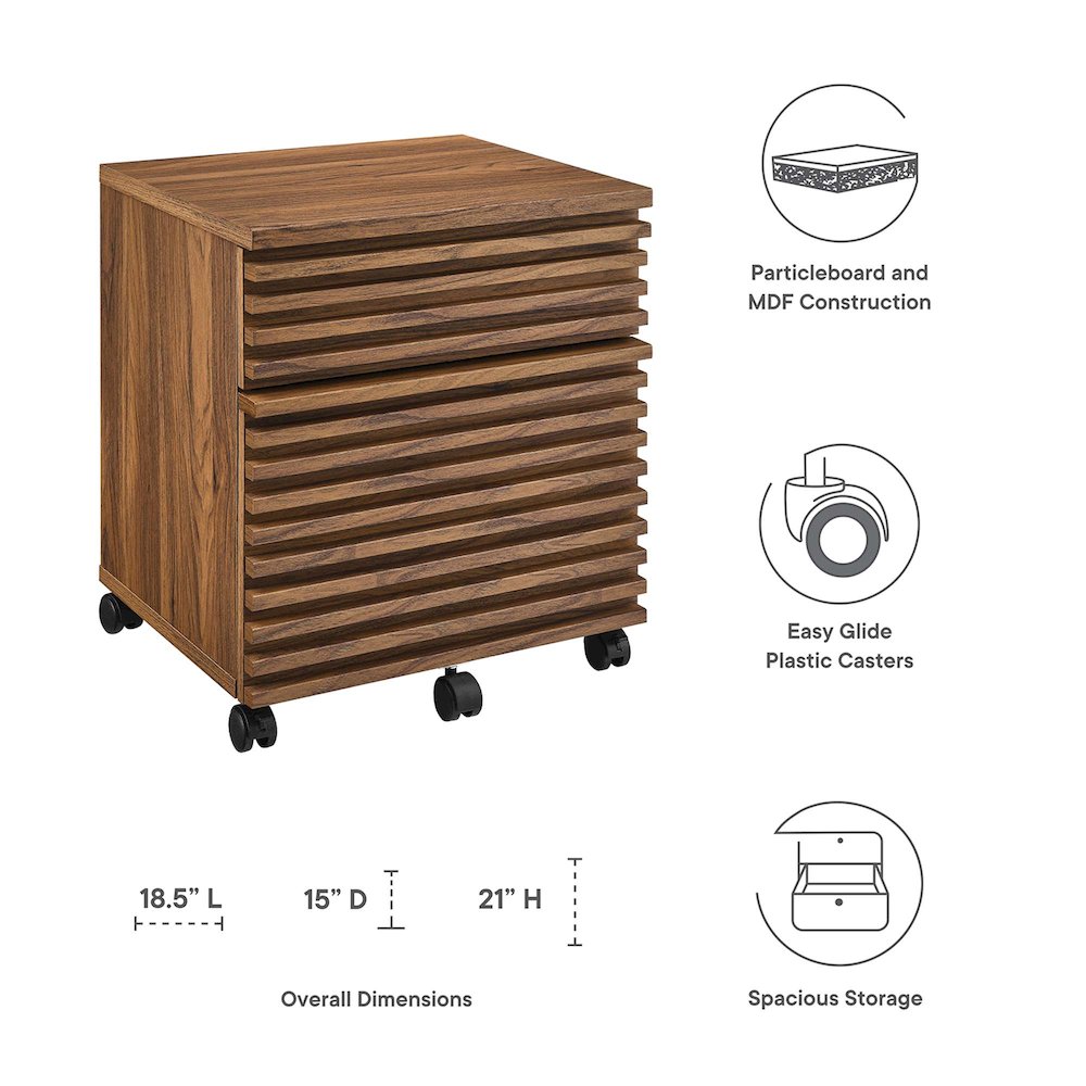Render Wood File Cabinet. Picture 2