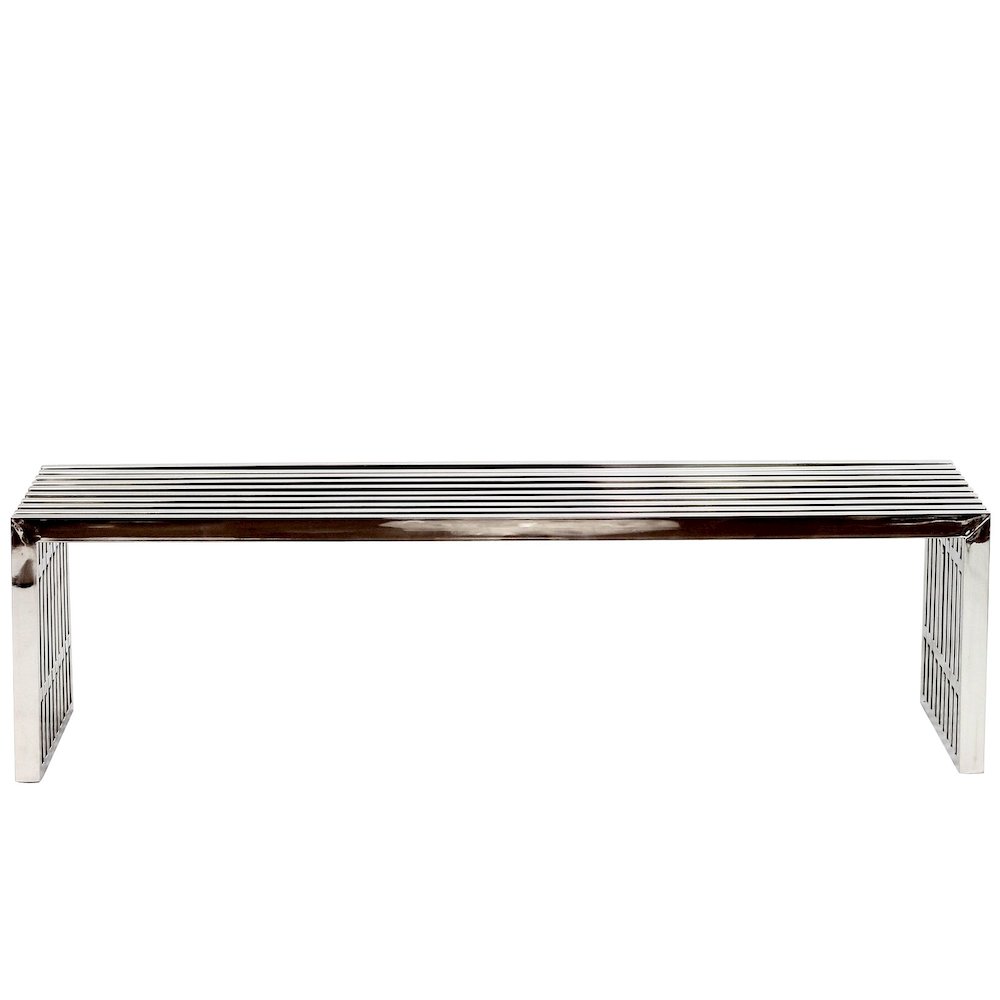 Gridiron Large Stainless Steel Bench. Picture 2