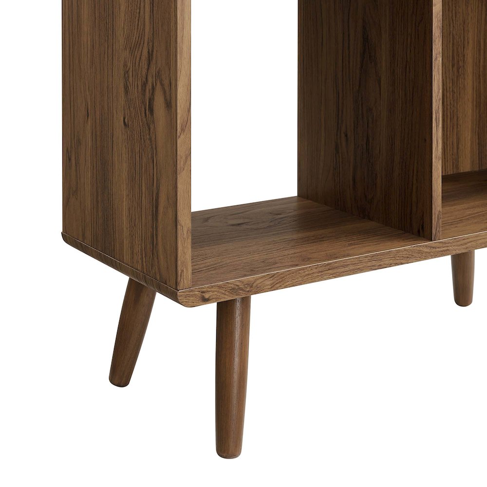 Transmit 5 Shelf Wood Grain Bookcase. Picture 7