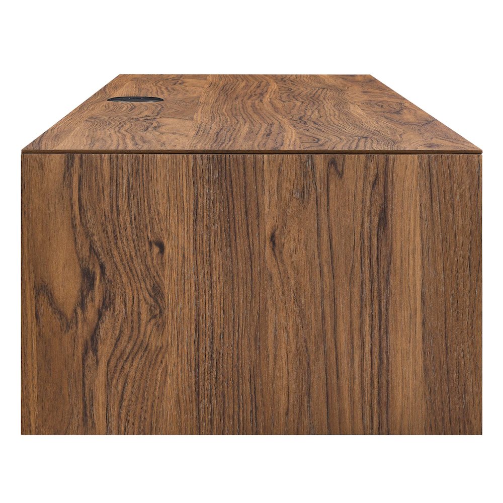 Merit 60" Wall Mount Wood Office Desk. Picture 3