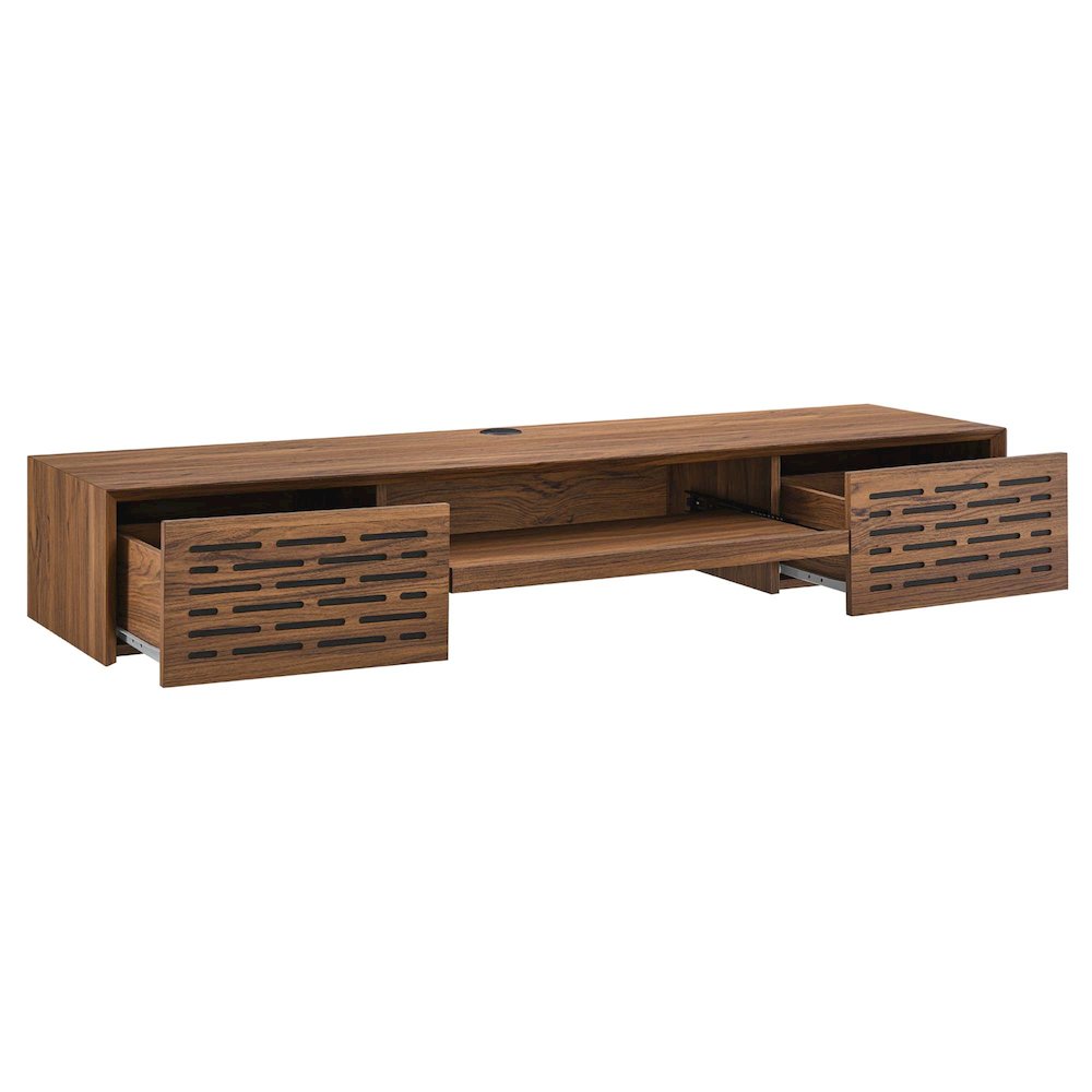 Merit 60" Wall Mount Wood Office Desk. Picture 4