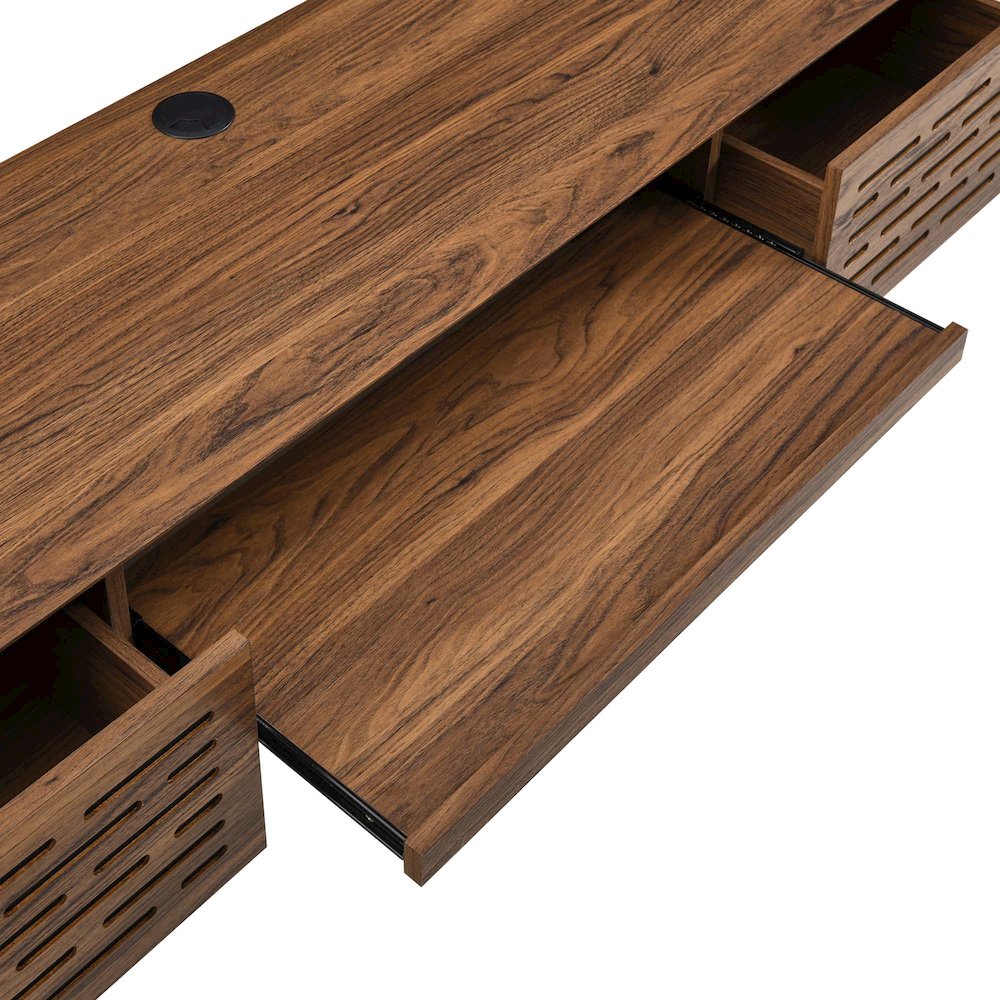 Merit 60" Wall Mount Wood Office Desk. Picture 6
