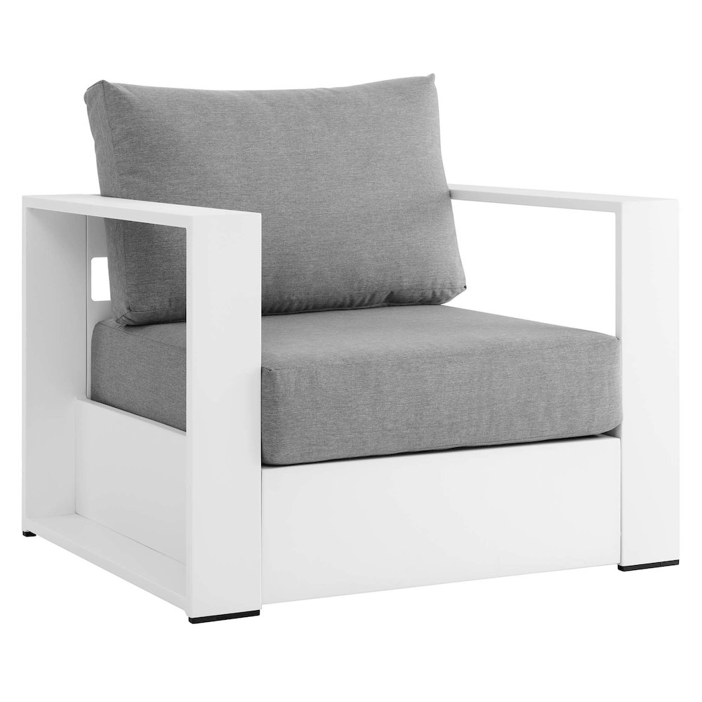 Tahoe 3-Piece Outdoor Patio Powder-Coated Aluminum Set. Picture 5