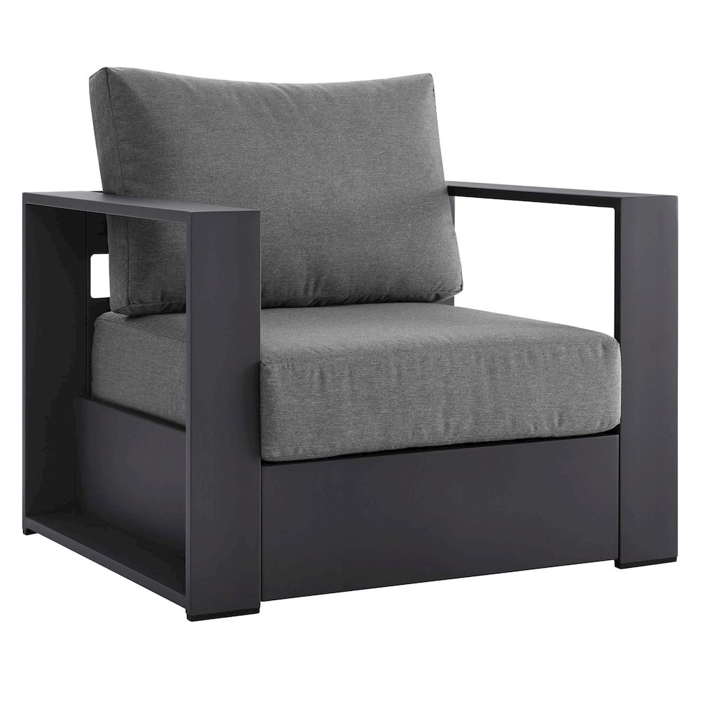 Tahoe 4-Piece Outdoor Patio Powder-Coated Aluminum Set. Picture 6