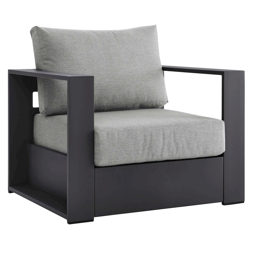 Tahoe 4-Piece Outdoor Patio Powder-Coated Aluminum Set. Picture 6