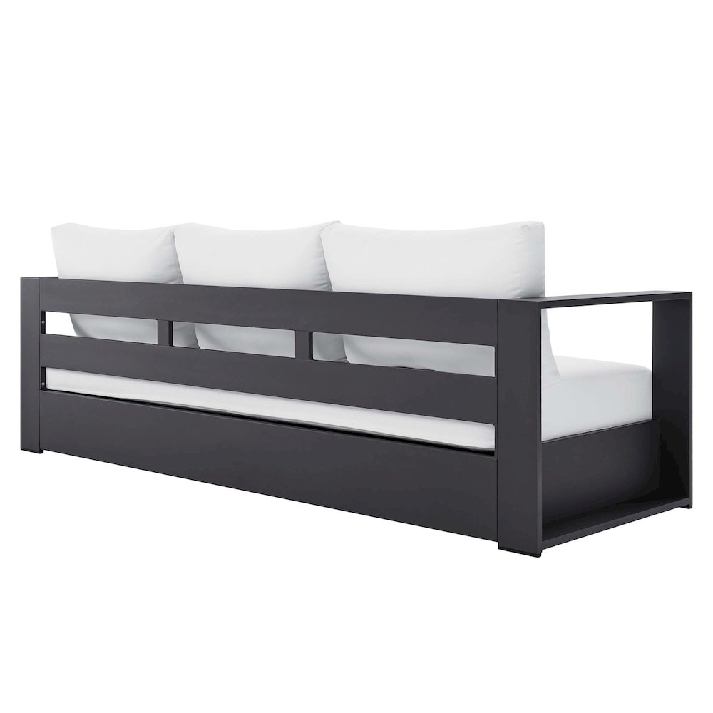 Tahoe 4-Piece Outdoor Patio Powder-Coated Aluminum Set. Picture 11
