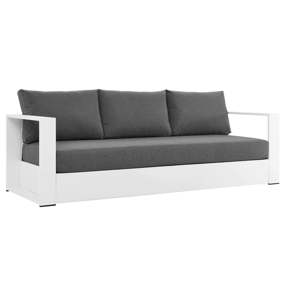 Tahoe 4-Piece Outdoor Patio Powder-Coated Aluminum Set. Picture 9