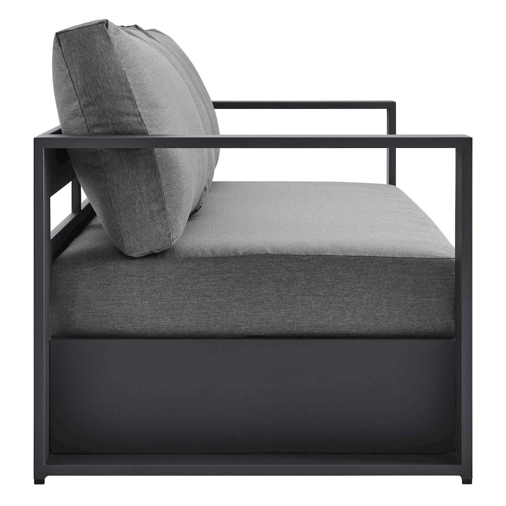 Tahoe 2-Piece Outdoor Patio Powder-Coated Aluminum Set. Picture 5