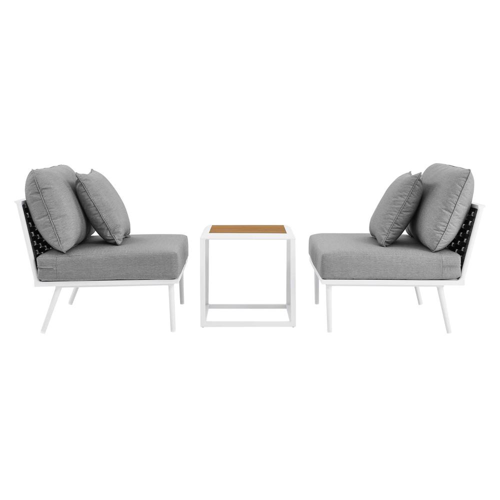 Stance 3 Piece Outdoor Patio Aluminum Set. Picture 2