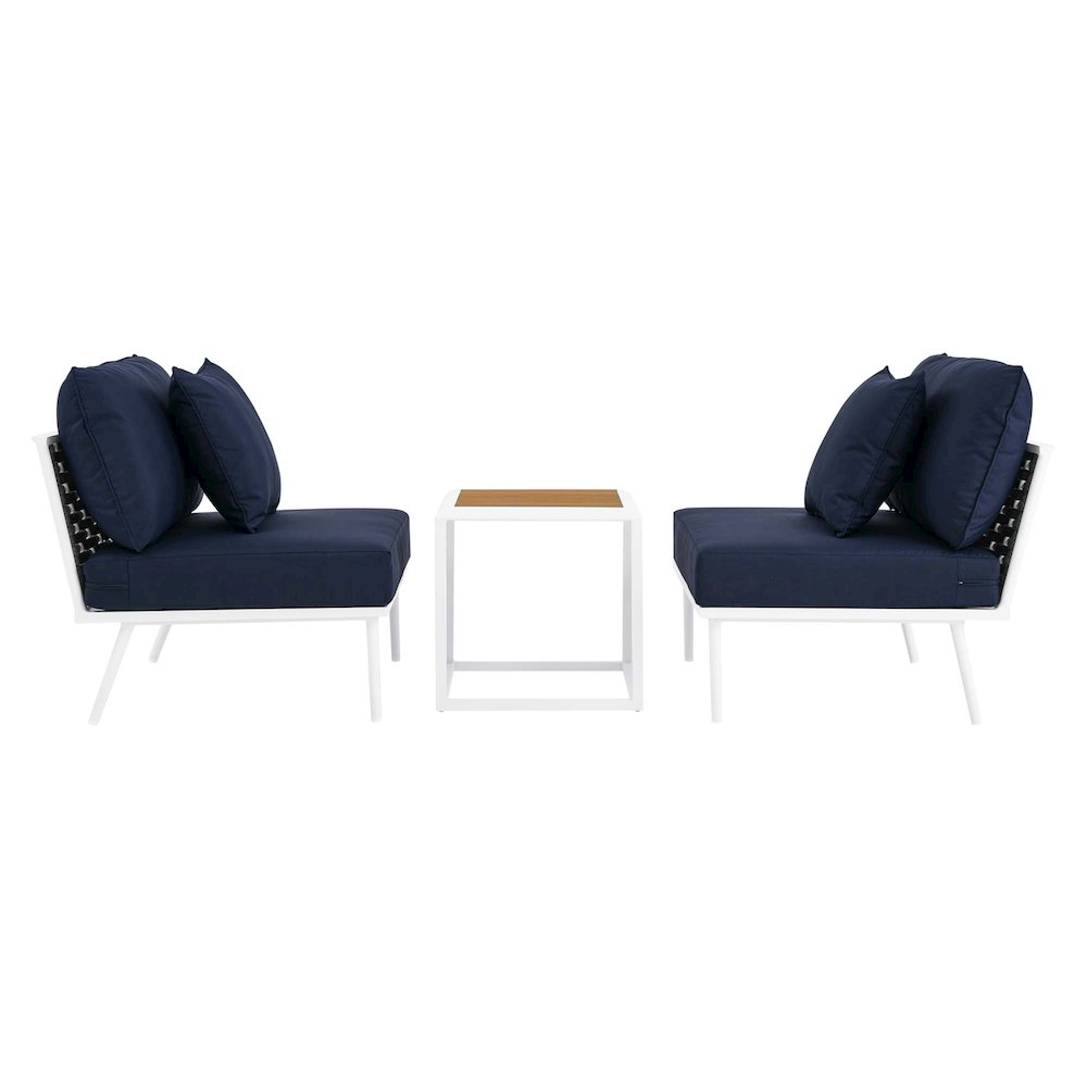 Stance 3 Piece Outdoor Patio Aluminum Set. Picture 4