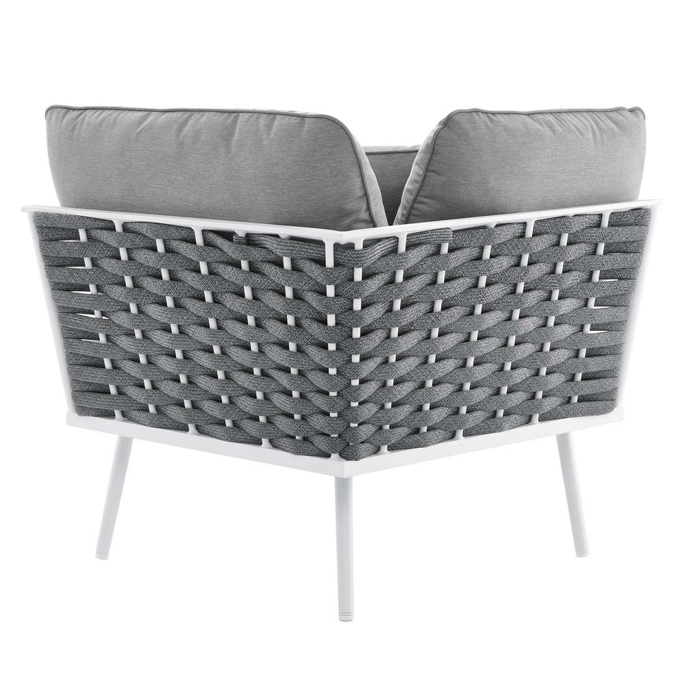 Stance 7 Piece Outdoor Patio Aluminum Sectional Sofa Set. Picture 6