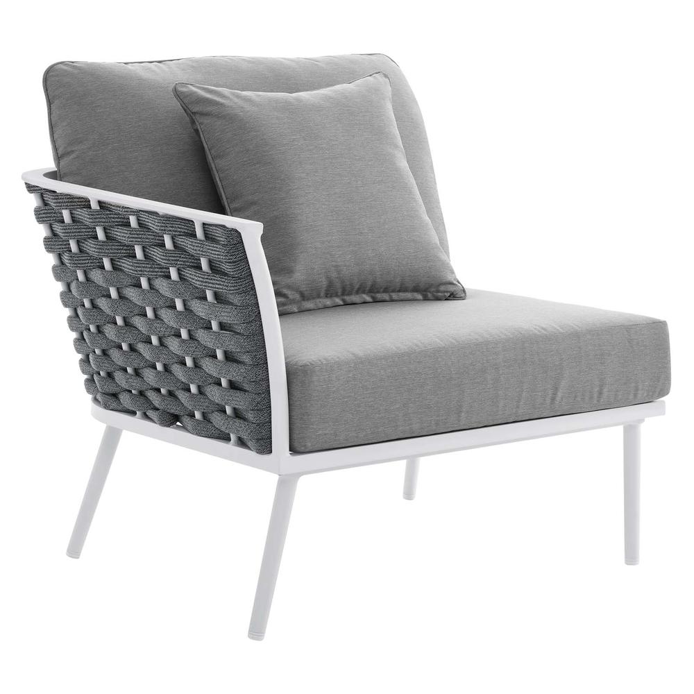 Stance 7 Piece Outdoor Patio Aluminum Sectional Sofa Set. Picture 7