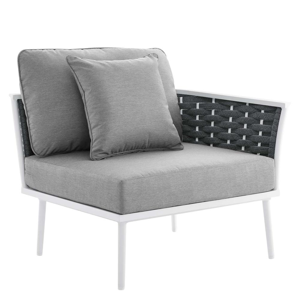 Stance 7 Piece Outdoor Patio Aluminum Sectional Sofa Set. Picture 8