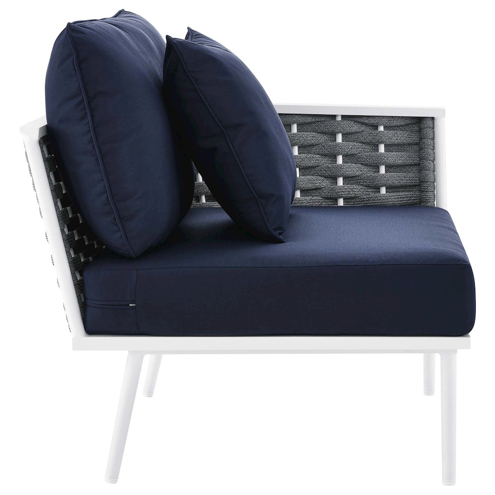 Stance 8 Piece Outdoor Patio Aluminum Sectional Sofa Set. Picture 11