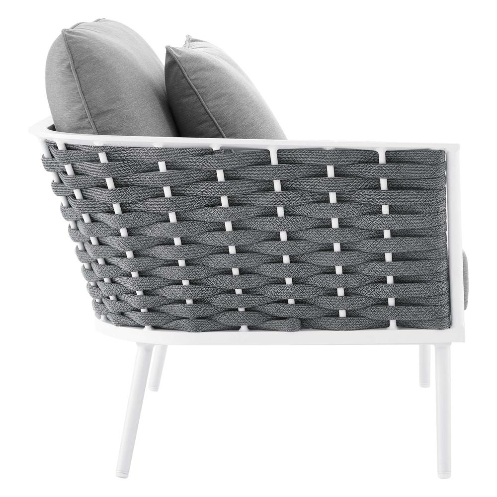 Stance 9 Piece Aluminum Outdoor Patio Aluminum Sectional Sofa Set. Picture 4