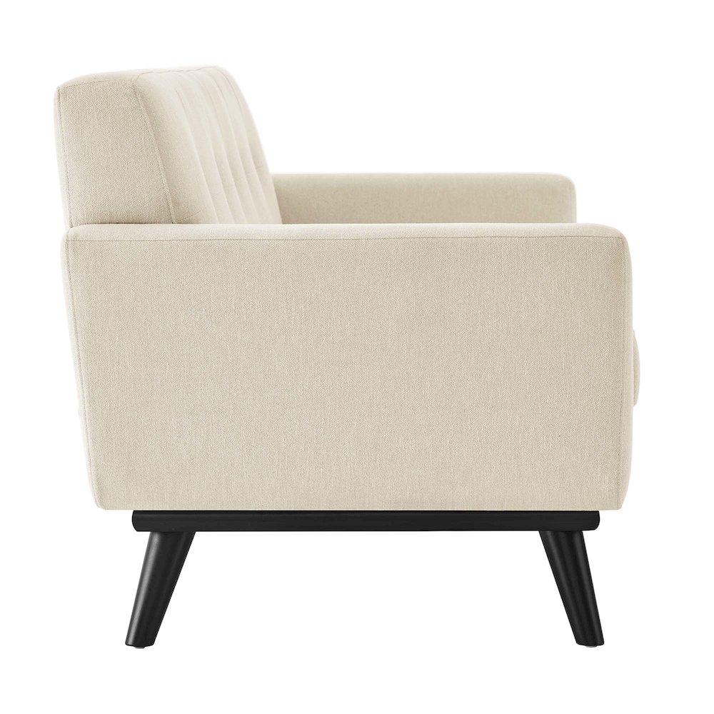 Engage Herringbone Fabric Loveseat. Picture 3