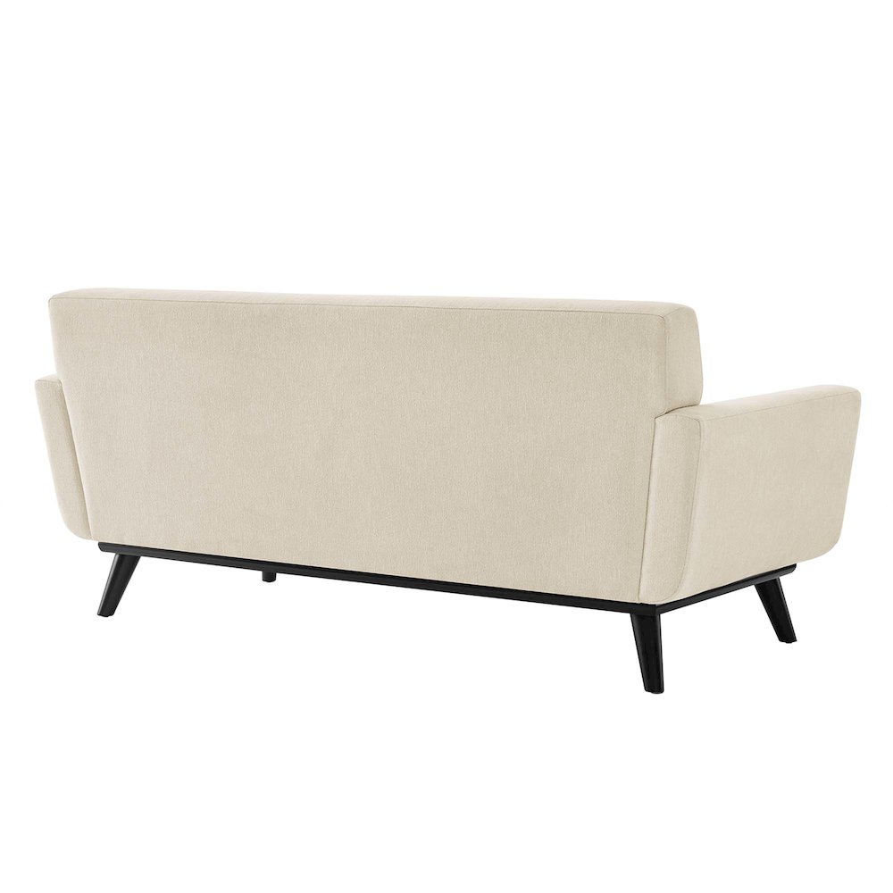 Engage Herringbone Fabric Loveseat. Picture 4