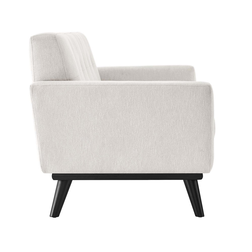 Engage Herringbone Fabric Loveseat. Picture 3