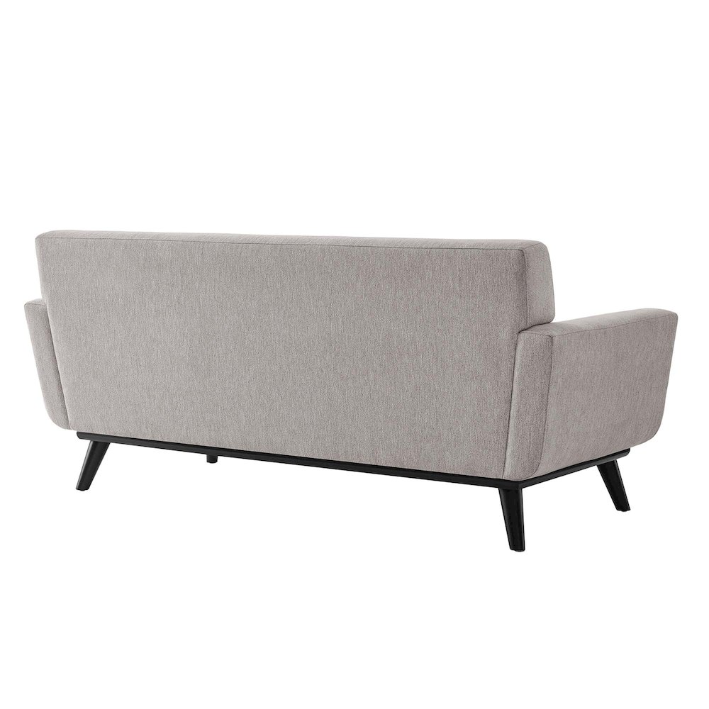 Engage Herringbone Fabric Loveseat. Picture 4