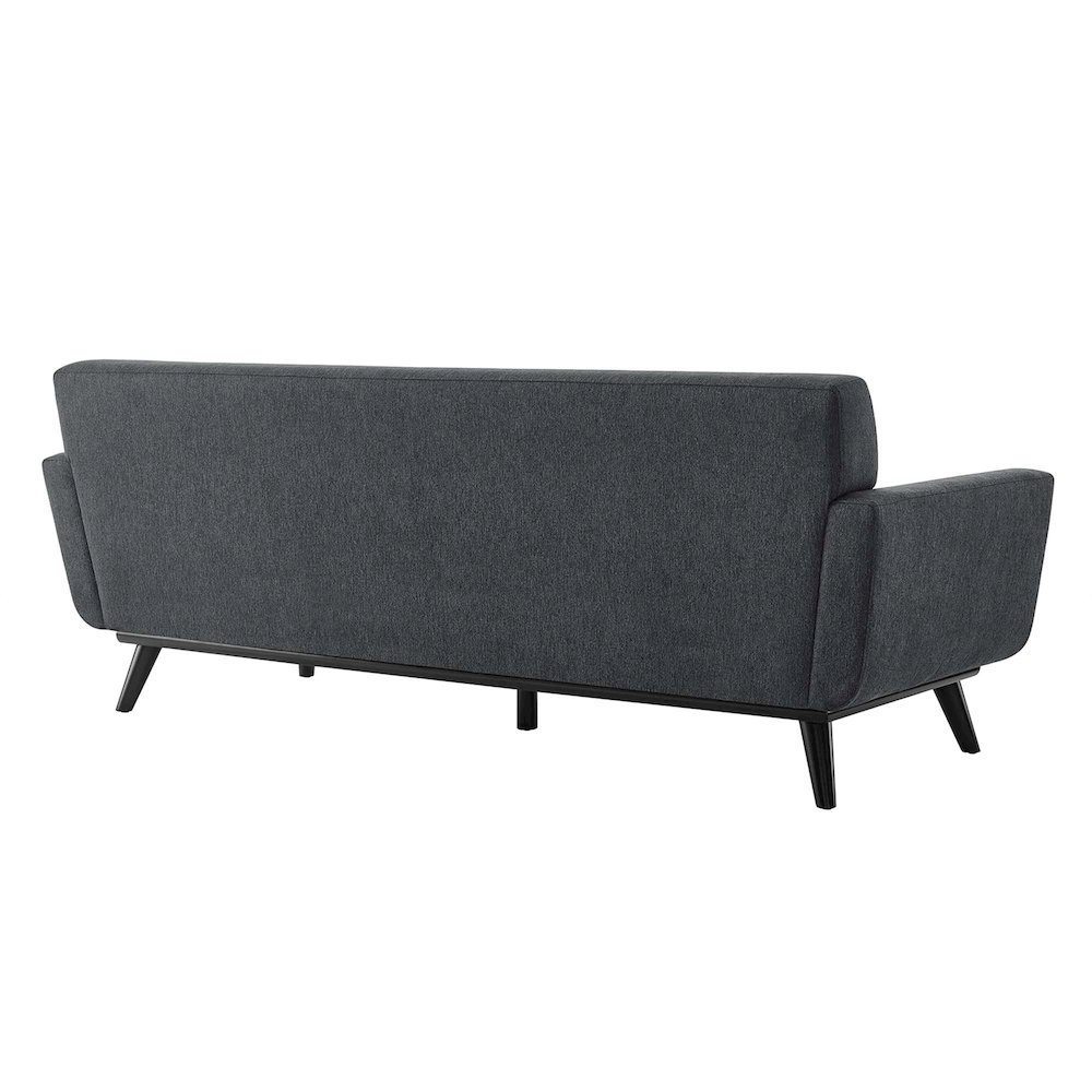 Engage Herringbone Fabric Sofa. Picture 4