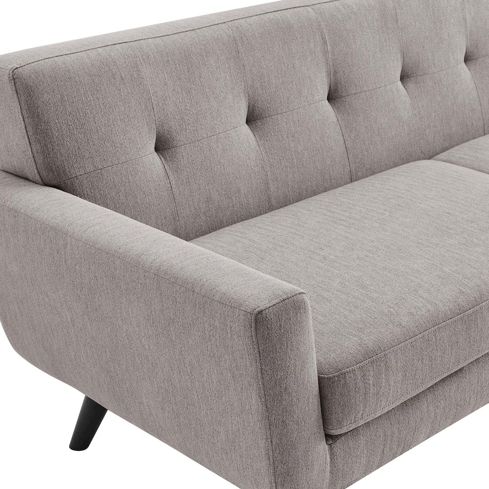 Engage Herringbone Fabric Sofa. Picture 6