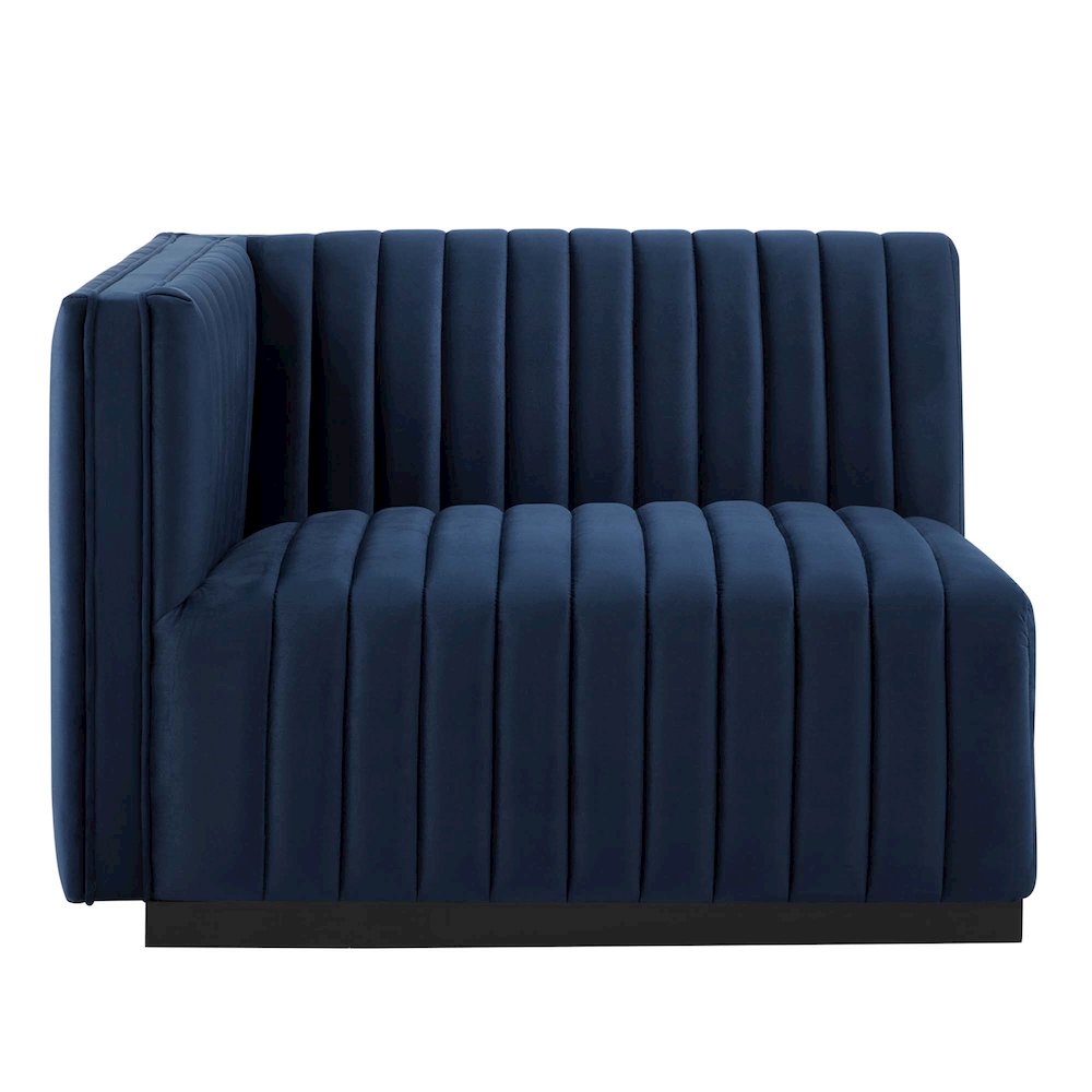 Conjure Channel Tufted Performance Velvet Loveseat. Picture 5