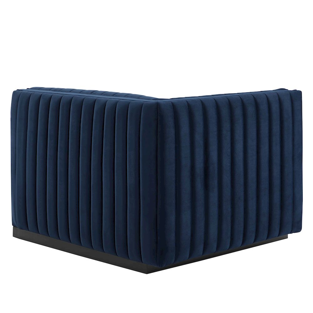 Conjure Channel Tufted Performance Velvet Loveseat. Picture 6