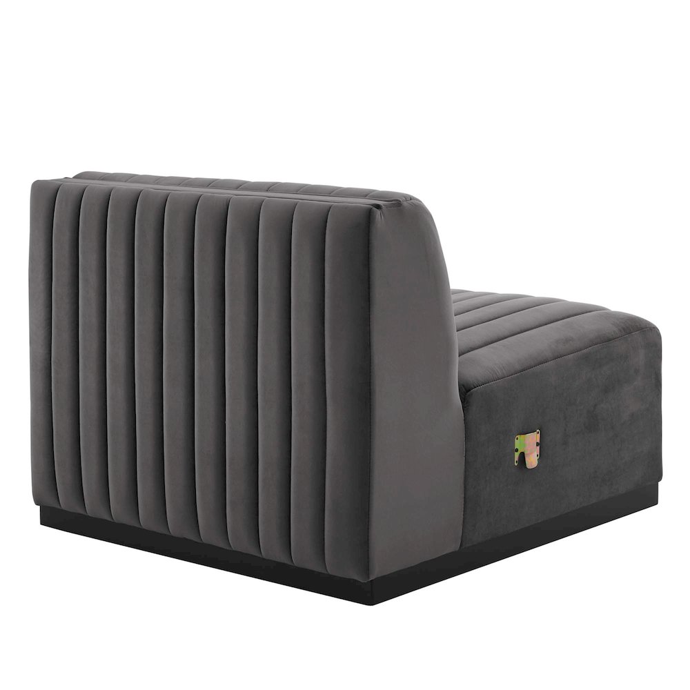 Conjure Channel Tufted Performance Velvet Sofa. Picture 9