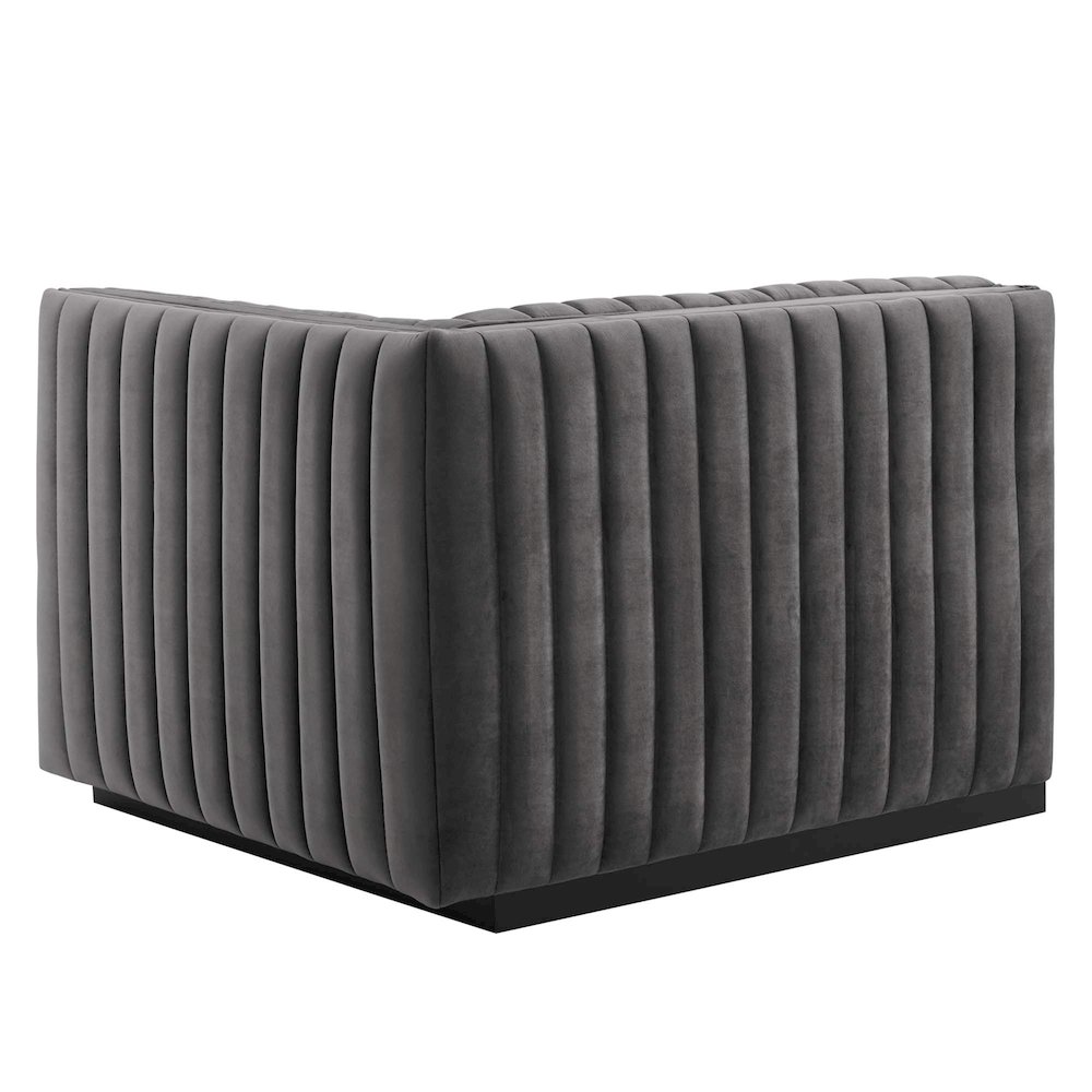 Conjure Channel Tufted Performance Velvet Sofa. Picture 10
