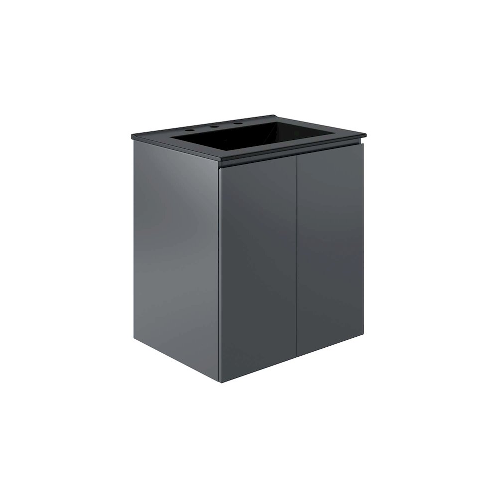 Bryn 24" Wall-Mount Bathroom Vanity. Picture 1