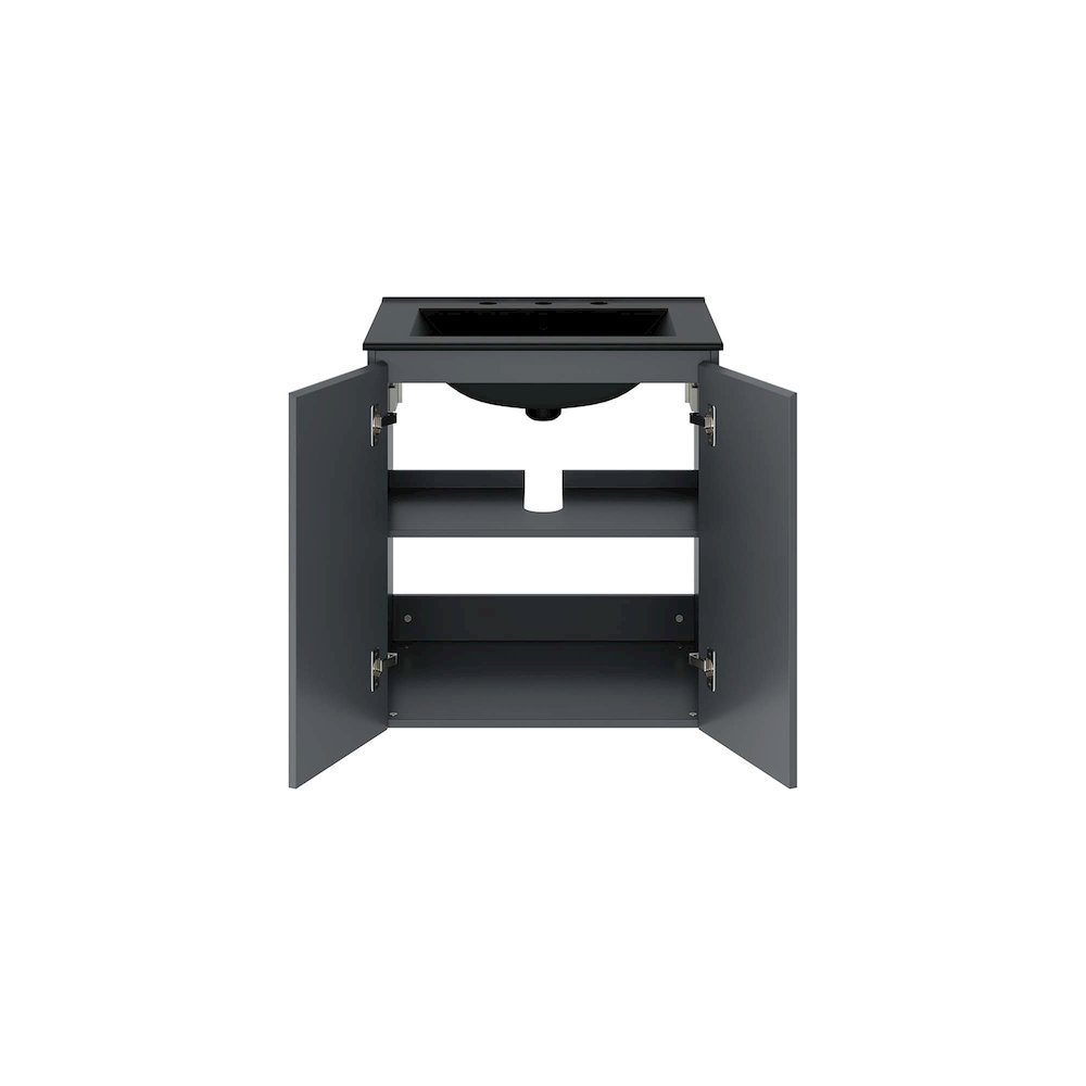 Bryn 24" Wall-Mount Bathroom Vanity. Picture 4