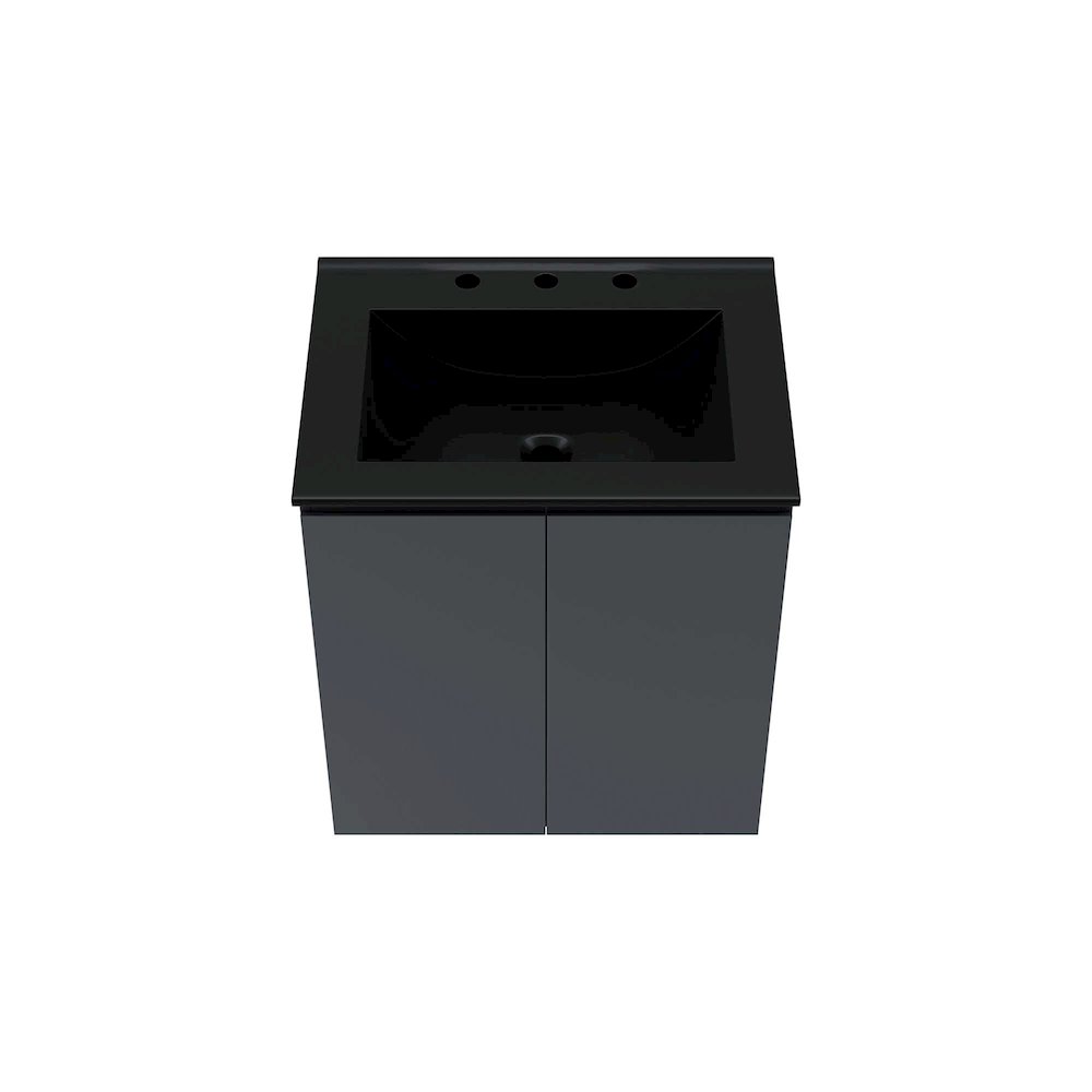 Bryn 24" Wall-Mount Bathroom Vanity. Picture 5