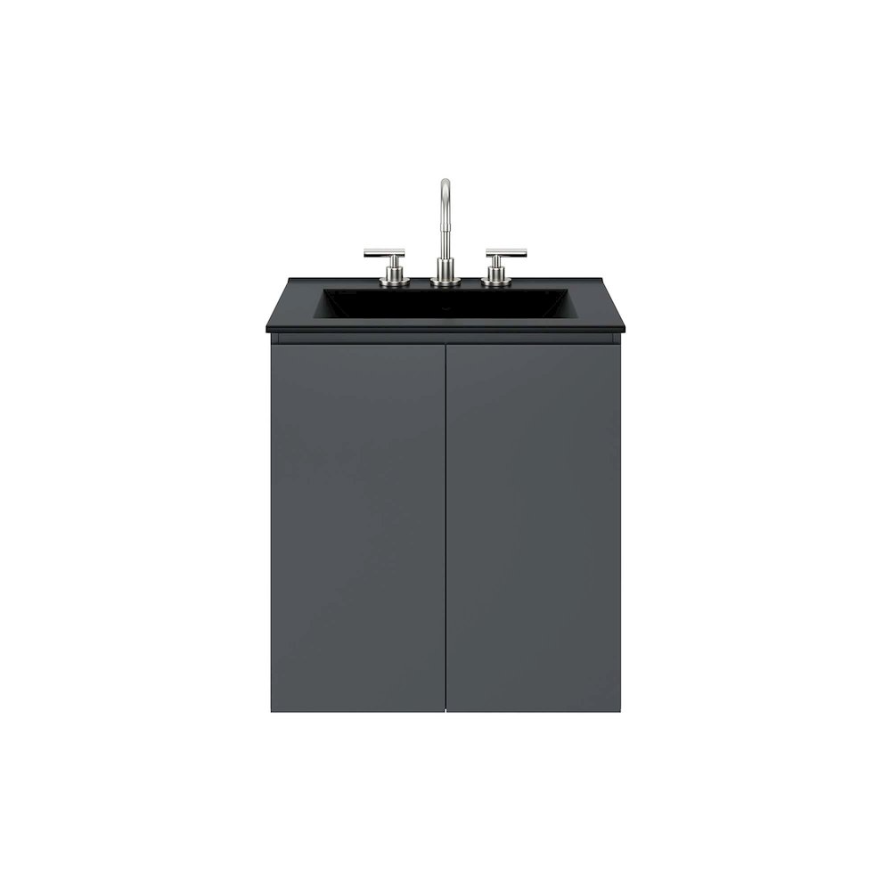 Bryn 24" Wall-Mount Bathroom Vanity. Picture 6