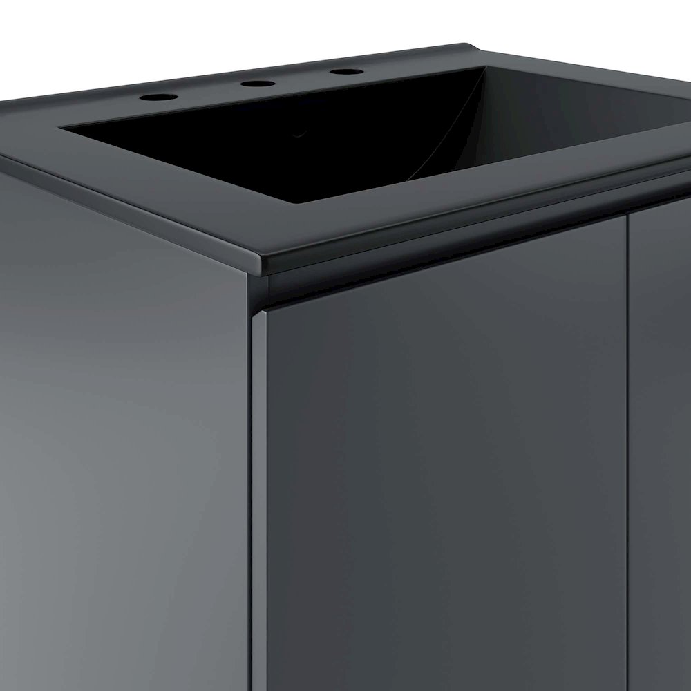 Bryn 24" Wall-Mount Bathroom Vanity. Picture 7