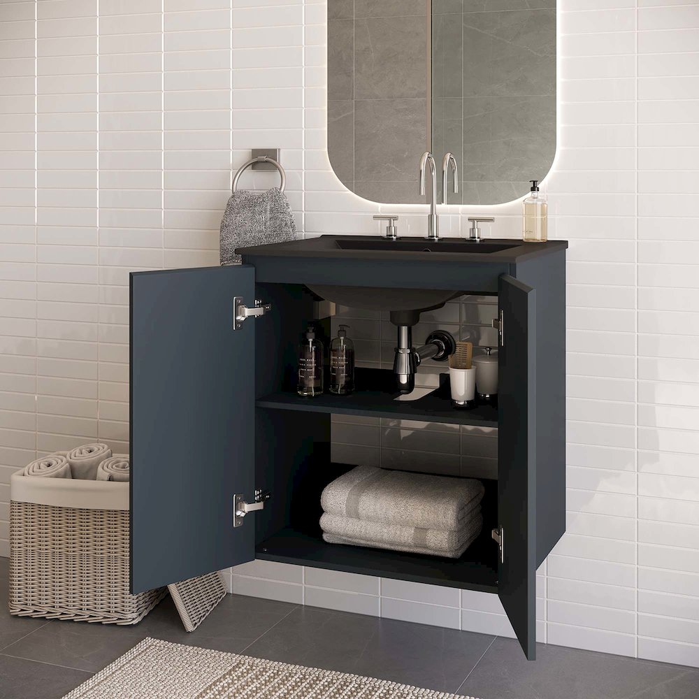 Bryn 24" Wall-Mount Bathroom Vanity. Picture 9