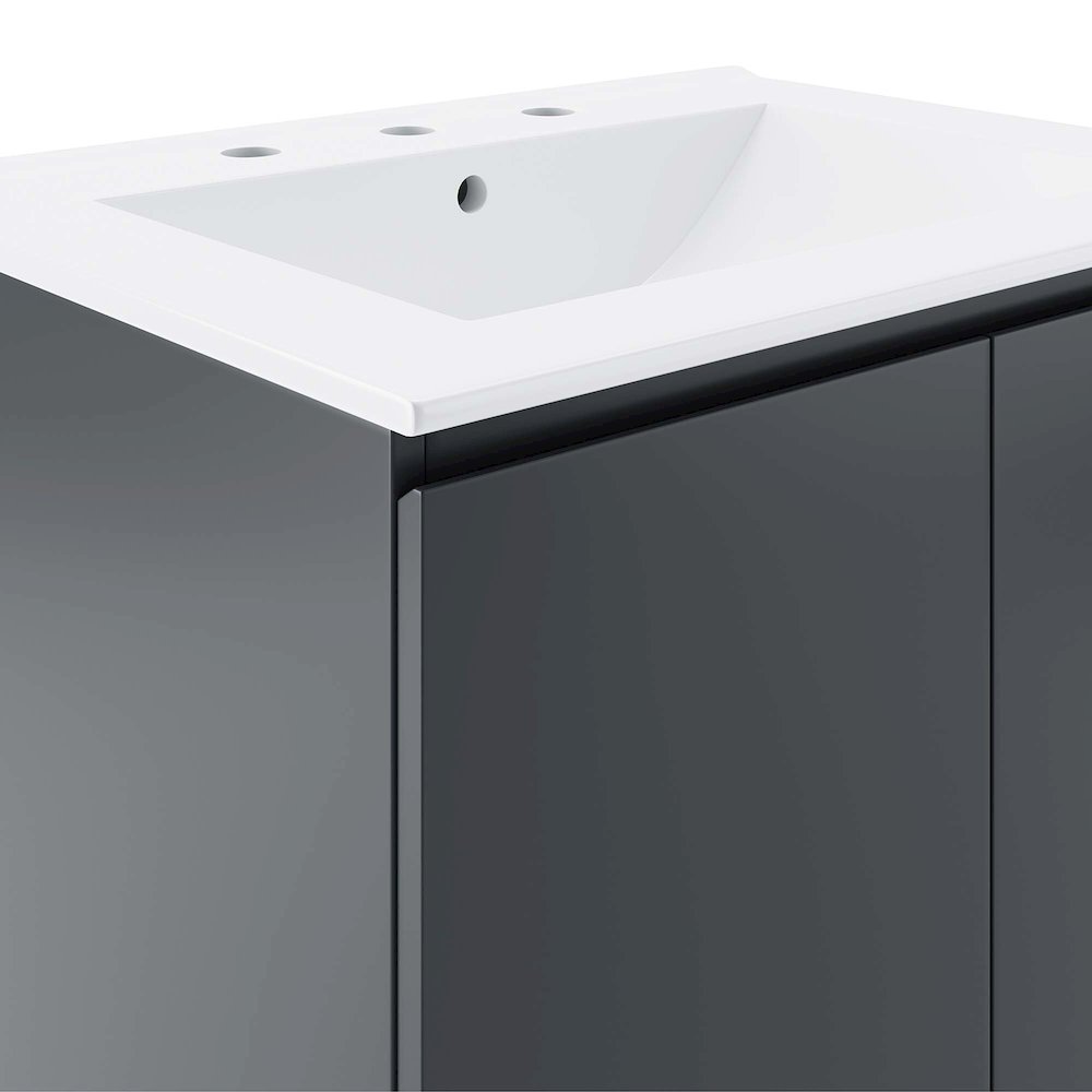 Bryn 24" Wall-Mount Bathroom Vanity. Picture 7