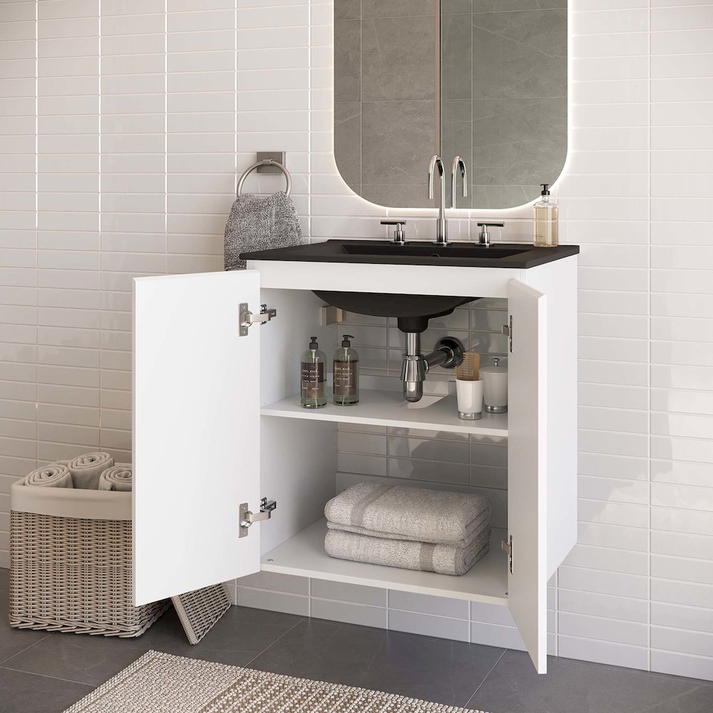 Bryn 24" Wall-Mount Bathroom Vanity. Picture 9