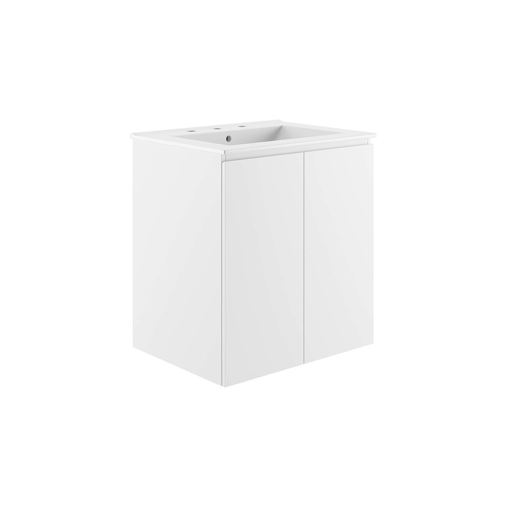 Bryn 24" Wall-Mount Bathroom Vanity. Picture 1