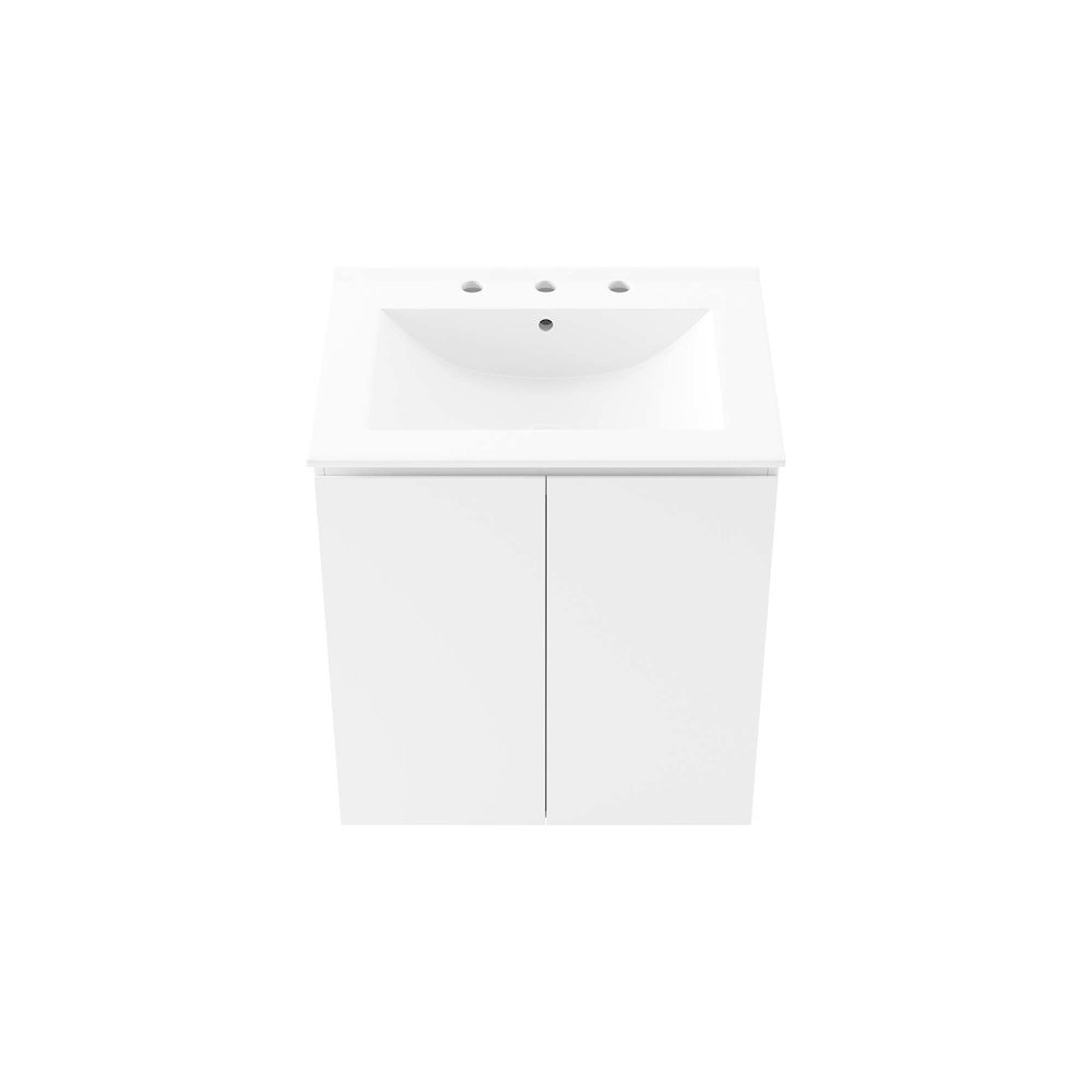 Bryn 24" Wall-Mount Bathroom Vanity. Picture 5
