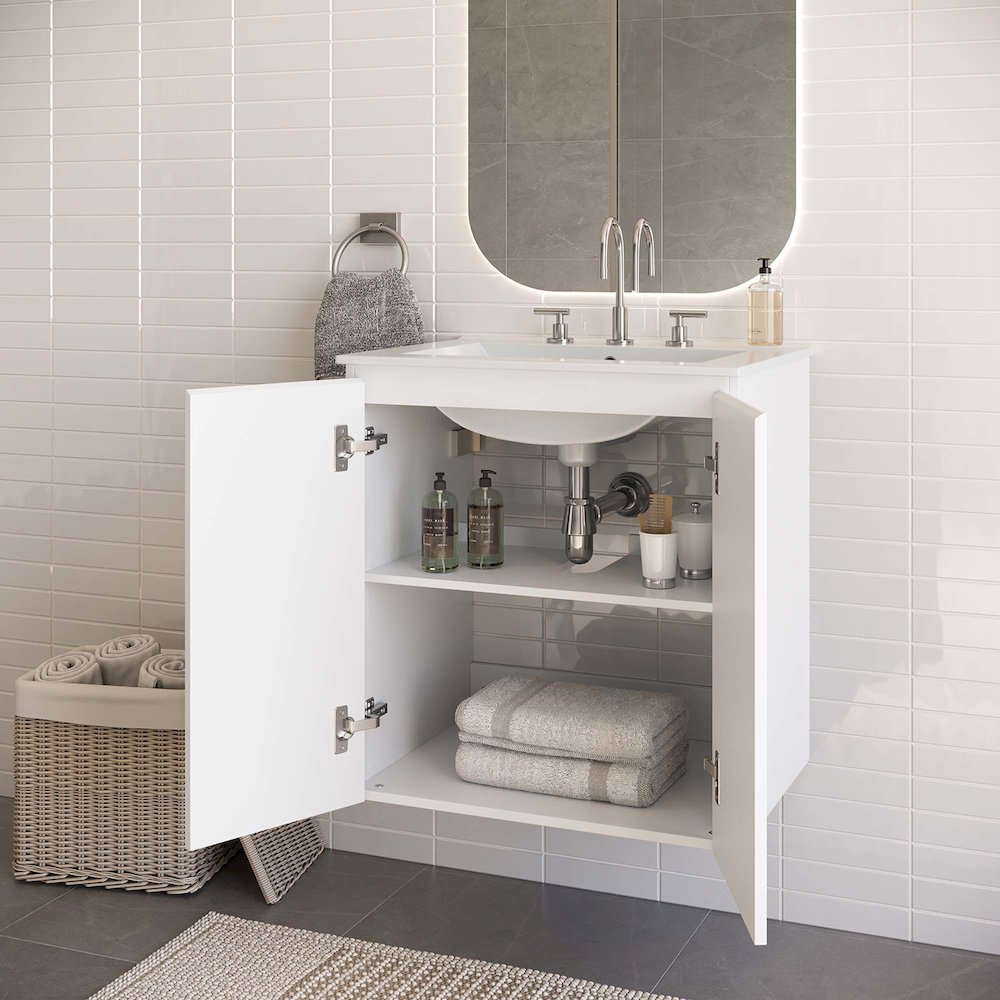 Bryn 24" Wall-Mount Bathroom Vanity. Picture 9