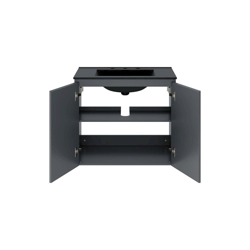 Bryn 30" Wall-Mount Bathroom Vanity. Picture 4