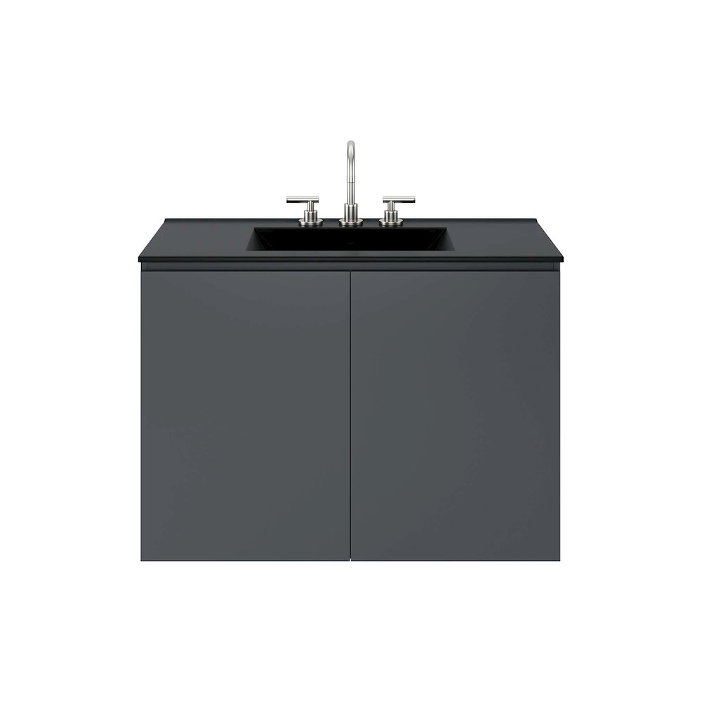 Bryn 36" Wall-Mount Bathroom Vanity. Picture 6