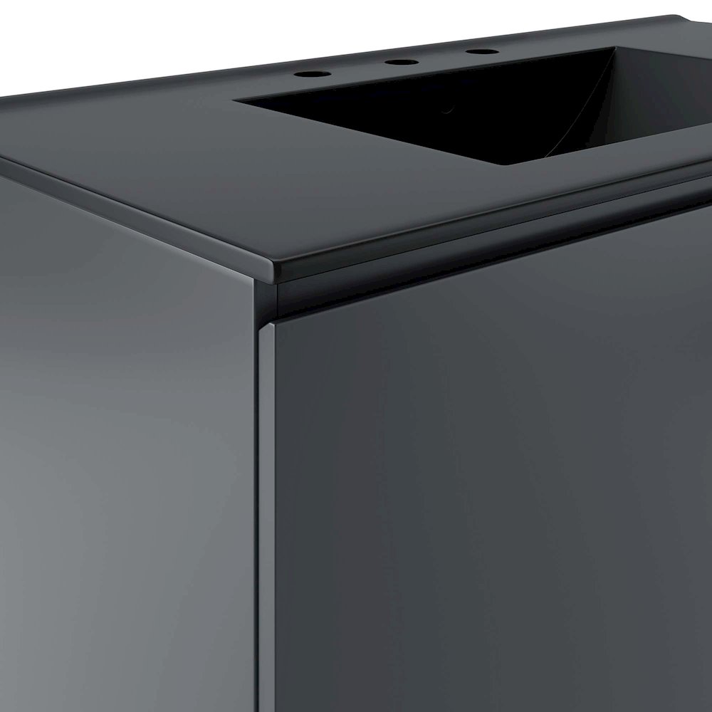 Bryn 36" Wall-Mount Bathroom Vanity. Picture 7