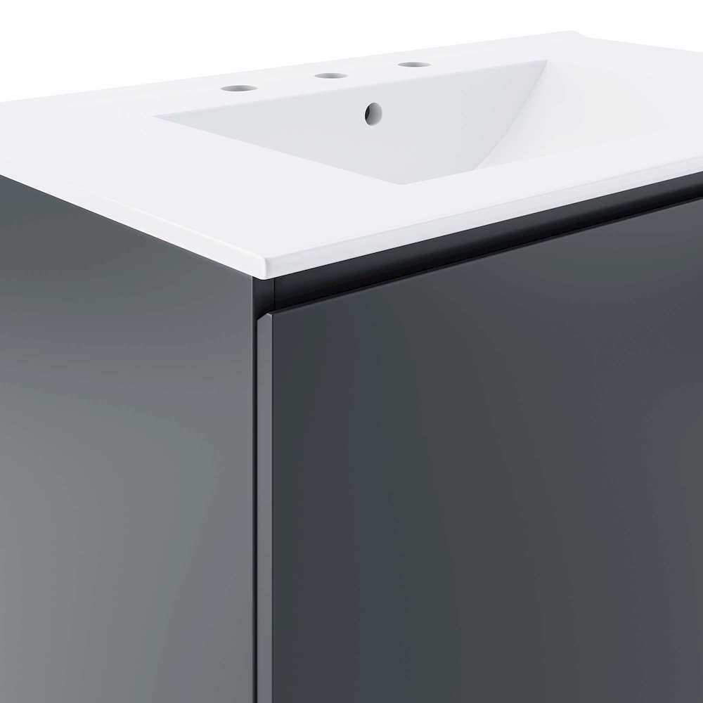 Bryn 36" Wall-Mount Bathroom Vanity. Picture 7