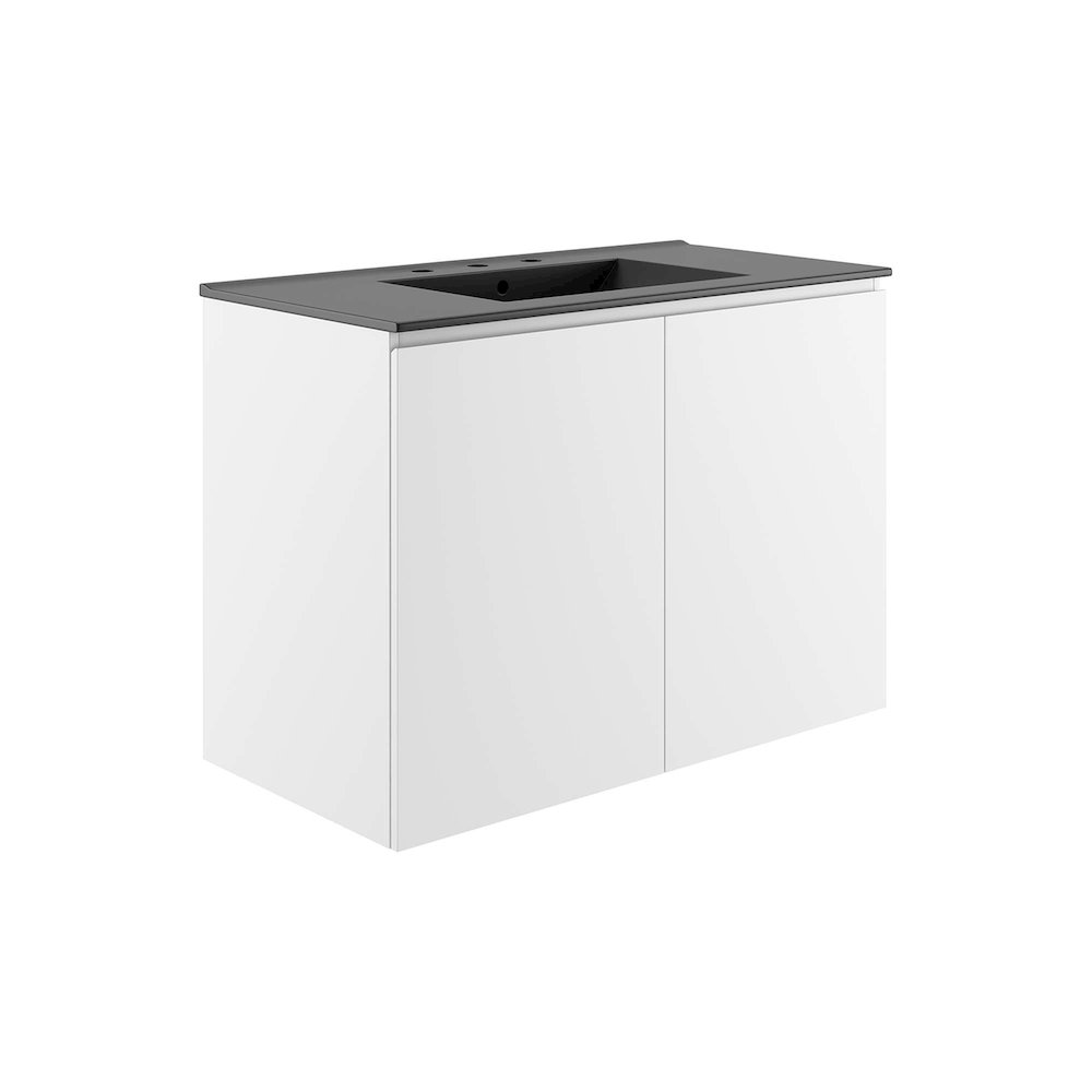 Bryn 36" Wall-Mount Bathroom Vanity. Picture 1