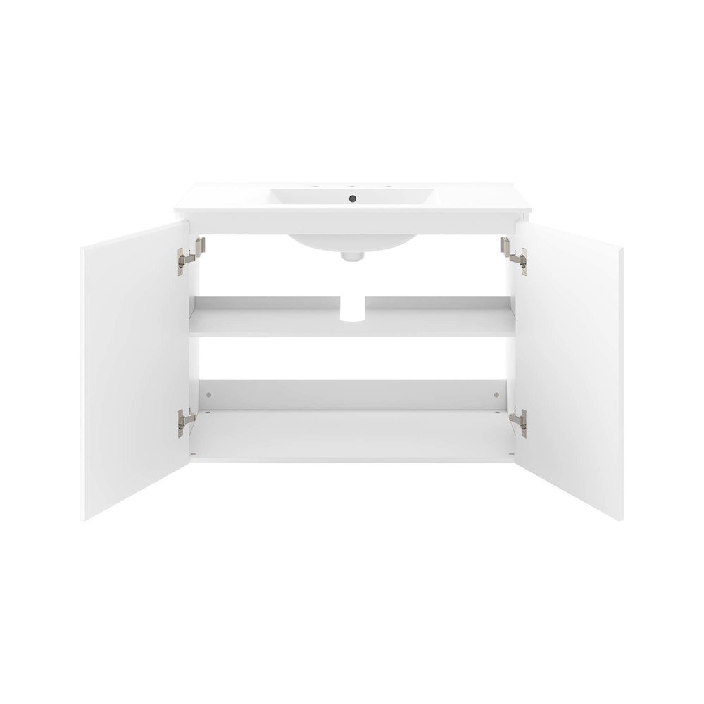 Bryn 36" Wall-Mount Bathroom Vanity. Picture 4