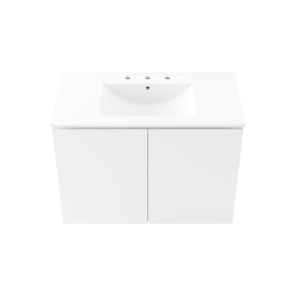 Bryn 36" Wall-Mount Bathroom Vanity. Picture 5