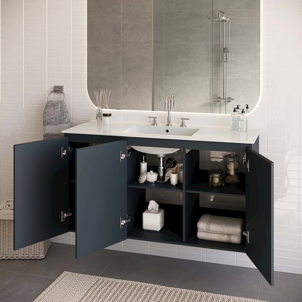 Bryn 48" Wall-Mount Bathroom Vanity. Picture 9