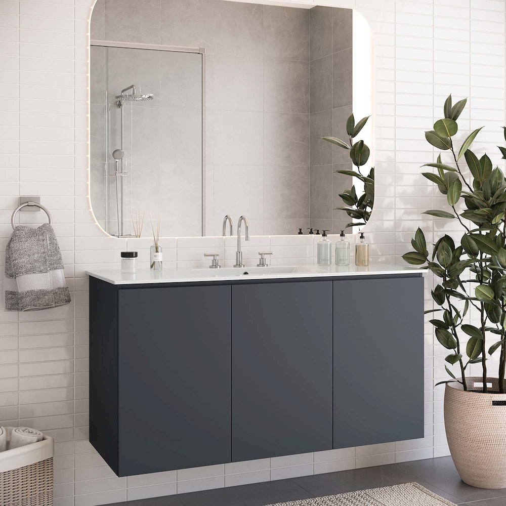 Bryn 48" Wall-Mount Bathroom Vanity. Picture 8